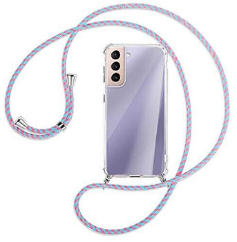 mtb Handykette kompatibel mit Samsung Galaxy S21 5G (SM-G991, 6.2'') - Candyland - Smartphone Hülle zum Umhängen - Anti Shock Full TPU Case