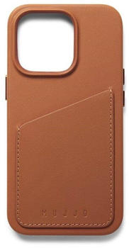 mujjo Leather Wallet Case with MagSafe (iPhone 14 Pro) Braun