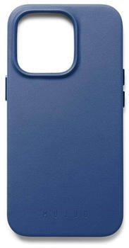 mujjo Leather Case with MagSafe (iPhone 14 Pro ) Blau