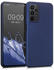 kwmobile Case kompatibel mit Samsung Galaxy A23 4G / 5G Hülle - Schutzhülle aus Silikon metallisch schimmernd - Handyhülle Metallic Blau
