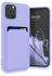 kwmobile Handyhülle kompatibel mit Apple iPhone 11 Pro Hülle - Handy Cover mit Fach für Karten - in Lavendel