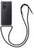kwmobile Necklace Case kompatibel mit OnePlus 9 Pro Hülle - Silikon Cover mit Handykette - Band Handyhülle Schwarz Transparent