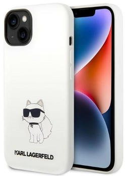 Karl Lagerfeld KLHMP14SSNCHBCH iPhone 14 6.1" hardcase white/white Silicone Choupette MagSafe (iPhone 14)