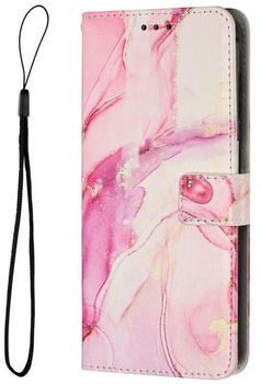 König Design Handyhülle Schutz Tasche Full Cover Wallet Klappcase Etuis Rose Gold Modell wählen:für Samsung Galaxy S23