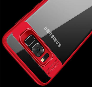 König Design Ultra Slim Case für Samsung Galaxy J4 2018 Handyhülle Schutz Cover Rot