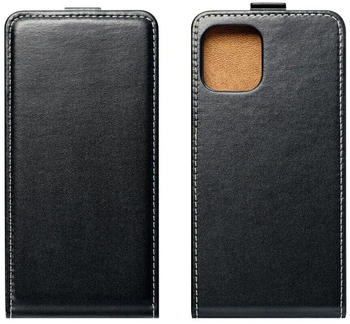 König Design Handyhülle Schutztasche Klappcover Flip Case Schutzhülle Cover Etuis Schwarz für Samsung Galaxy S23