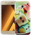 König Design Handy Hülle für Samsung Galaxy A5 2017 Cover Case Schutz Tasche Motiv Slim Silikon TPU Schriftzug Marshmallows