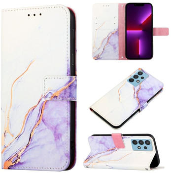 König Design Hülle kompatibel mit Samsung Galaxy A33 5G Kunstleder Handyhülle - Handy Case Motiv 5