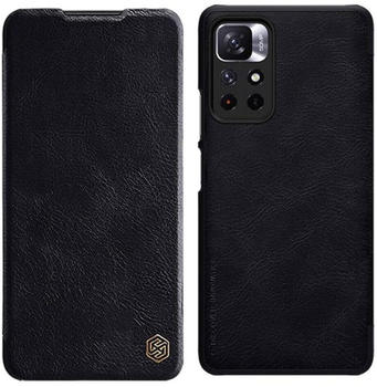 Nillkin Qin Leather Case - Xiaomi POCO M4 Pro 5G / Note 11T 5G / 11S 5G - Schwarz (Xiaomi 12S Ultra) Schwarz