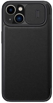 Nillkin Qin Pro Leder Case - Apple iPhone 14 Plus - Schwarz (iPhone 14 Plus) Schwarz