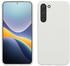 kwmobile Hülle kompatibel mit Samsung Galaxy S23 Plus Hülle - dünnes Silikon Handy Case - stoßfeste Handyhülle weiche Oberfläche - Kabelloses Laden - Weiß matt