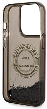 Karl Lagerfeld KLHCP14LLCRSGRK iPhone 14 Pro 6,1" czarny/black hardcase Liquid Glitter RSG (iPhone 14 Pro)