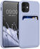 kwmobile Handyhülle kompatibel mit Apple iPhone 12 mini Hülle - Handy Cover mit Fach für Karten - in Lavendel