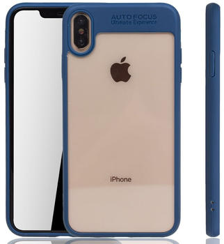 König Design Ultra Slim Case für Apple iPhone XS Max Handyhülle Schutz Cover Blau