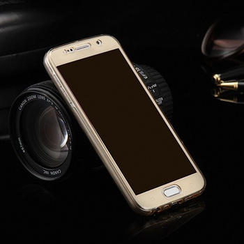 König Design Crystal Case Hülle für Asus Zenfone Max Gold Rahmen Full Body