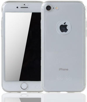 König Design Handyhülle Schutzhülle für Apple iPhone 6 / 6s Full Case Cover Displayschutz 360 Transparent