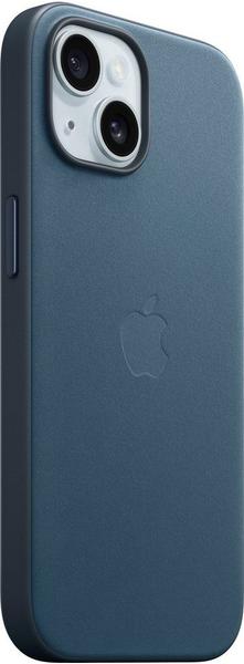Apple Feingewebe Case mit MagSafe (iPhone 15) Pazifikblau
