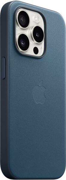 Apple Feingewebe Case mit MagSafe (iPhone 15 Pro) Pazifikblau
