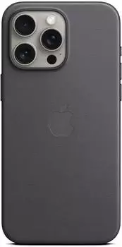 Apple Feingewebe Case mit MagSafe (iPhone 15 Pro Max) Schwarz Apple Feingewebe Case mit MagSafe (iPhone 15 Pro Max) Schwarz