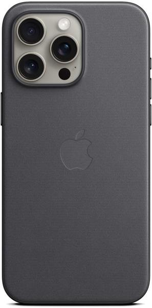 Apple Feingewebe Case mit MagSafe (iPhone 15 Pro Max) Schwarz