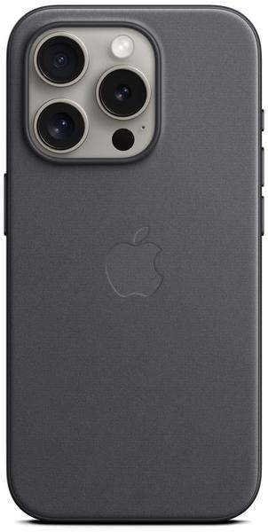 Apple Feingewebe Case mit MagSafe (iPhone 15 Pro) Schwarz
