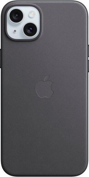 Apple Feingewebe Case mit MagSafe (iPhone 15 Plus) Schwarz