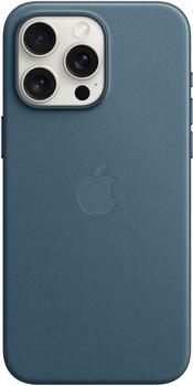 Apple Feingewebe Case mit MagSafe (iPhone 15 Pro Max) Pazifikblau