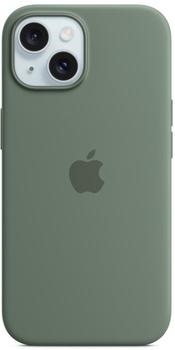 Apple Silikon Case mit MagSafe (iPhone 15) Zypresse