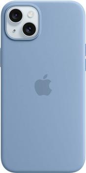 Apple Silikon Case mit MagSafe (iPhone 15 Plus) Winterblau