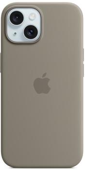 Apple Silikon Case mit MagSafe (iPhone 15) Tonbraun