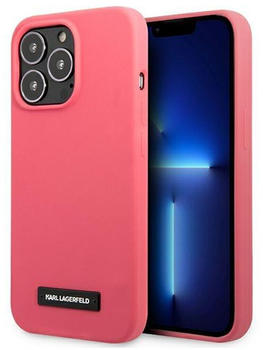 Karl Lagerfeld KLHCP13LSLMP1PI iPhone 13 Pro / 13 6,1" hardcase fuksja/fuchsia Silicone Plaque (iPhone 13)