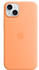 Apple Silikon Case mit MagSafe (iPhone 15 Plus) Sorbet Orange