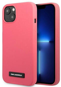 Karl Lagerfeld KLHCP13MSLMP1PI iPhone 13 6,1" hardcase fuksja/fuchsia Silicone Plaque (iPhone 13)