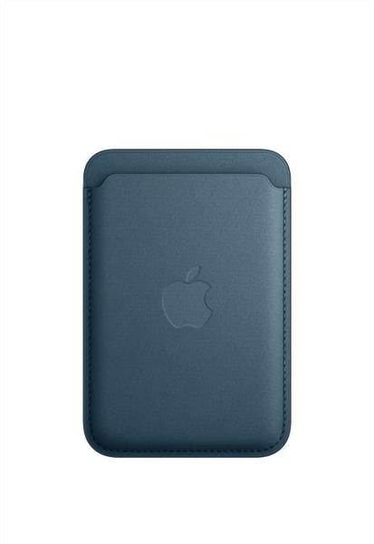 Apple iPhone Feingewebe Wallet mit MagSafe Pazifikblau