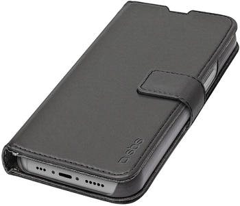 SBS Mobile Wallet Bookcase für iPhone 14 schwarz