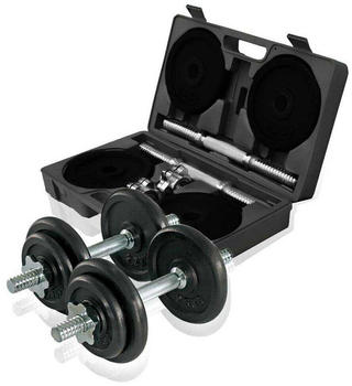 Gymstick Adjustable Dumbbell Set 20kg Schwarz,Silber 20 kg (61070-20)