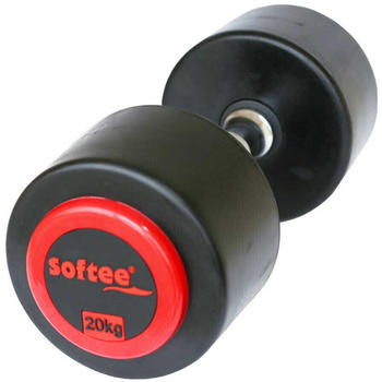 Softee Pro-sport Dumbbell 20kg Rot,Schwarz 20 kg (24210.001.25)