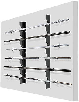 Softee Barbell Wall Rack Silber 9 Bars (90025533)