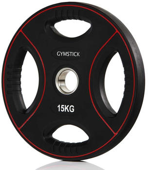 Gymstick Pro Pu Weight Plate 15kg Unit Schwarz 15 kg (16909327)