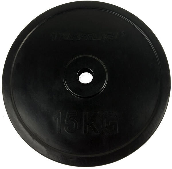 Tunturi Rubber Weight Plate 15kg Schwarz 15 kg (42026953)