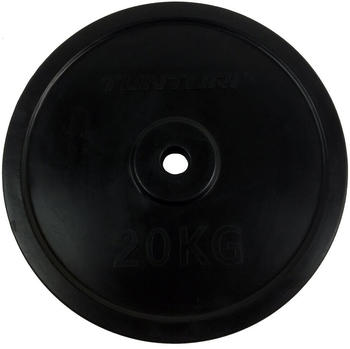 Tunturi Rubber Weight Plate 20kg Schwarz 20 kg (42026960)
