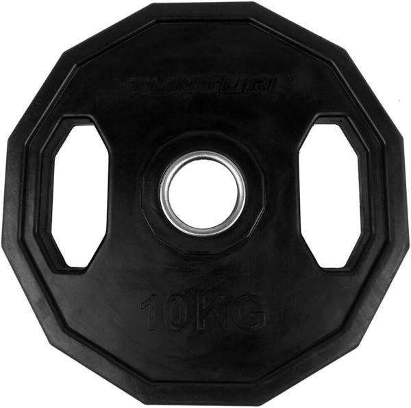 Tunturi Rubber Olympic Wight Plate 10kg Schwarz 10 kg (42027349)