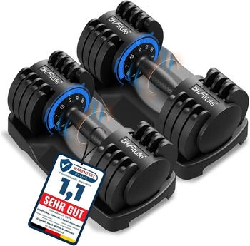 DH Fitlife verstellbare Hantelen 12kg