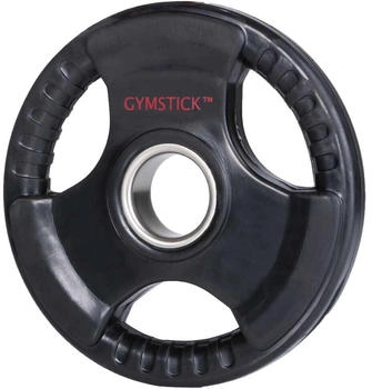 Gymstick Rubber Weight Plate 20kg Unit Schwarz 20 kg (62514254)