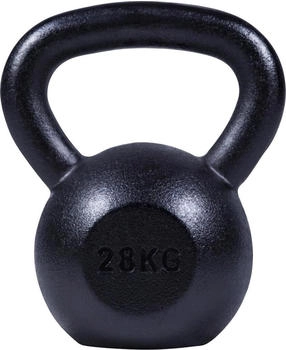 Gorilla Sports Kettlebell Cast Iron black 28kg