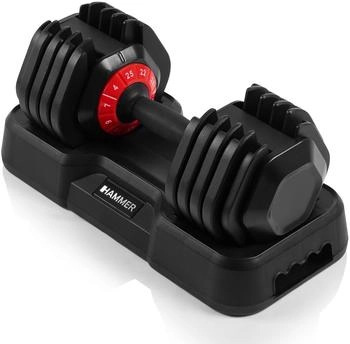 Hammer StrongLock 4.0 Hantel schwarz/rot 25 kg (17356)
