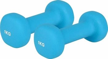 Witeblaze NOS Neoprenhantel 2x 1 kg Hellblau (1022233)