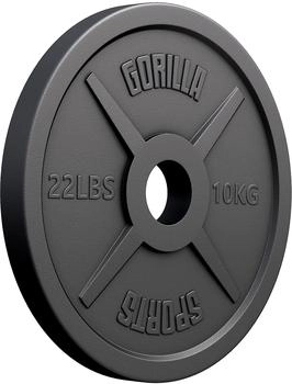 Gorilla Sports Olympia Hantelscheiben Set 2x10kg 51 mm