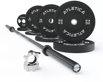 Atletica Langhantel Set Delta HighRep Bullet Grey 75 kg (46350828)