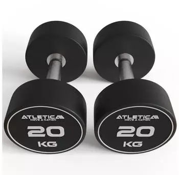 Atletica Polyurethan Rundhanteln Paar 2 x 20kg (54396132)
